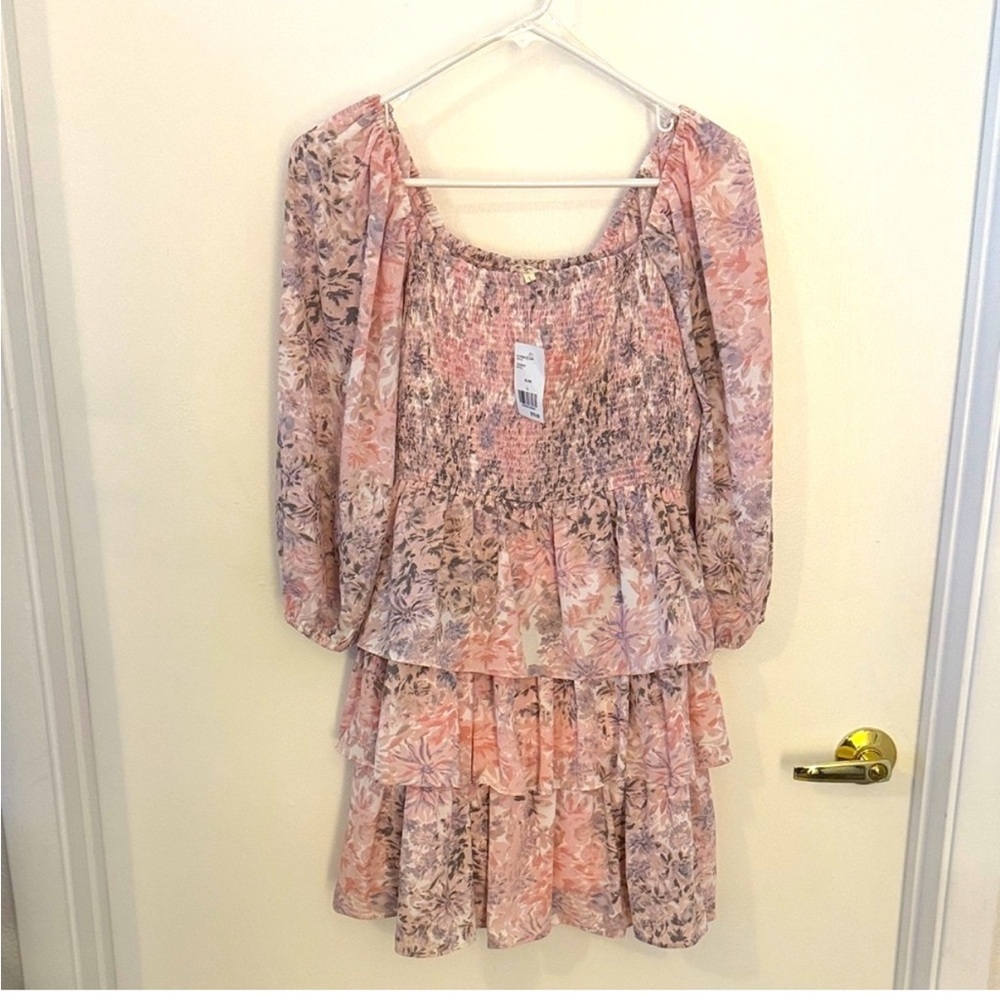 Entro Pink Floral Maxi Dress
